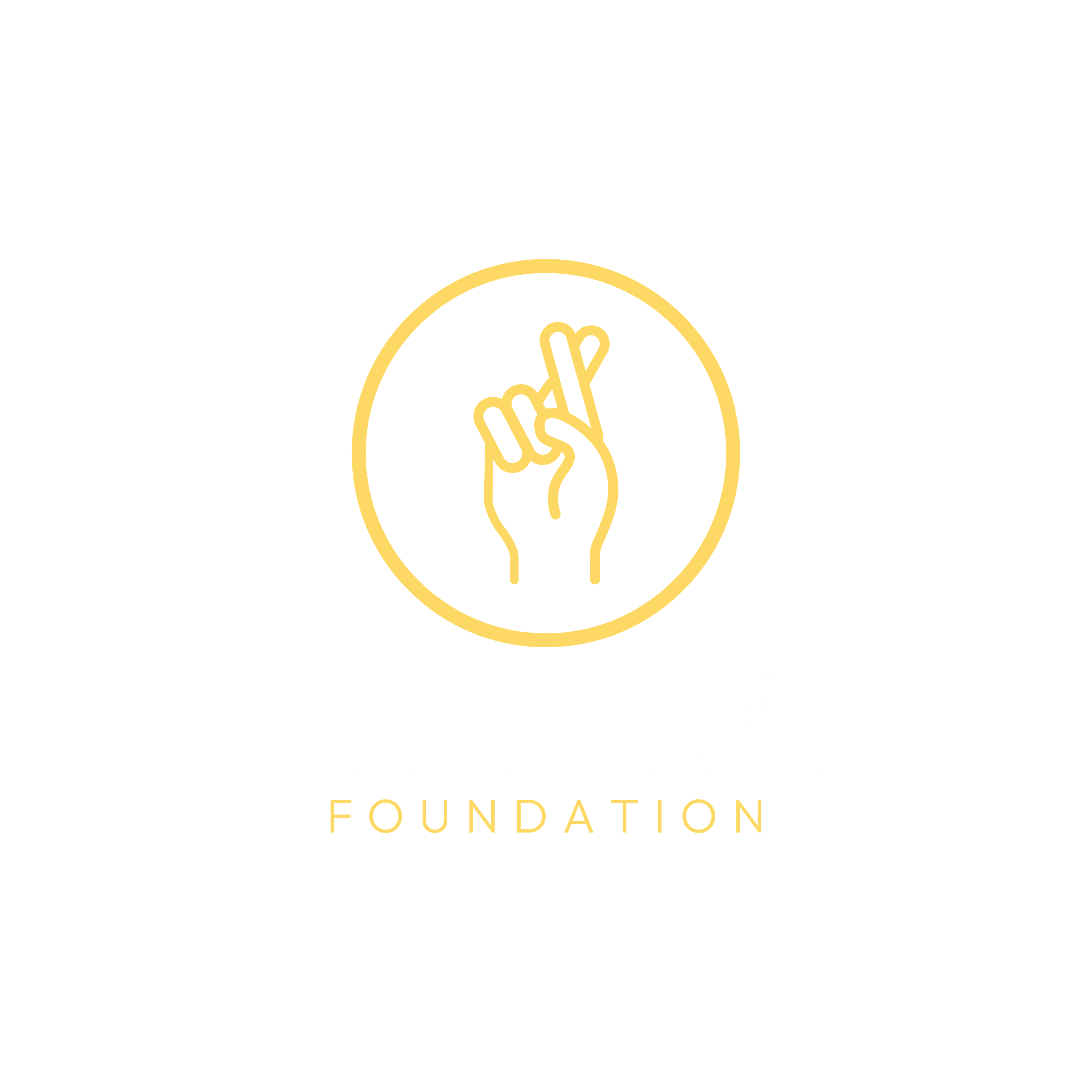 Saagar Foundation — hand symbol with Saagar Foundation wordmark