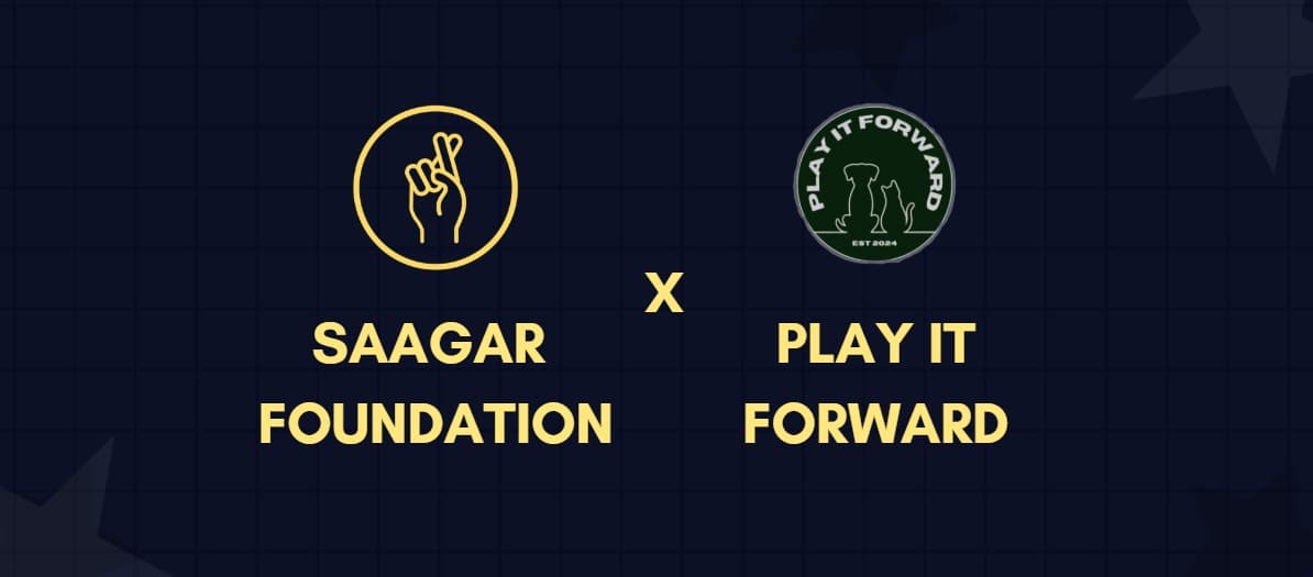 Saagar Foundation × Play It Forward — joint sportsfest