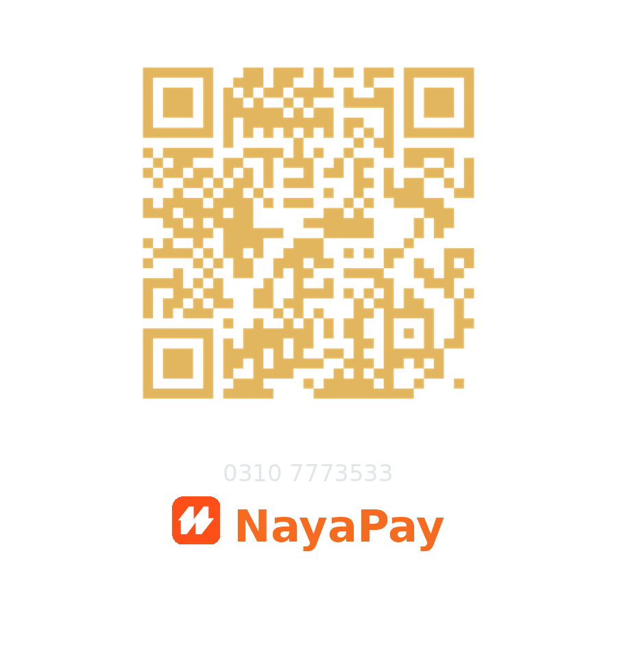 NayaPay QR for Furqan Amir — 0310 7773533
